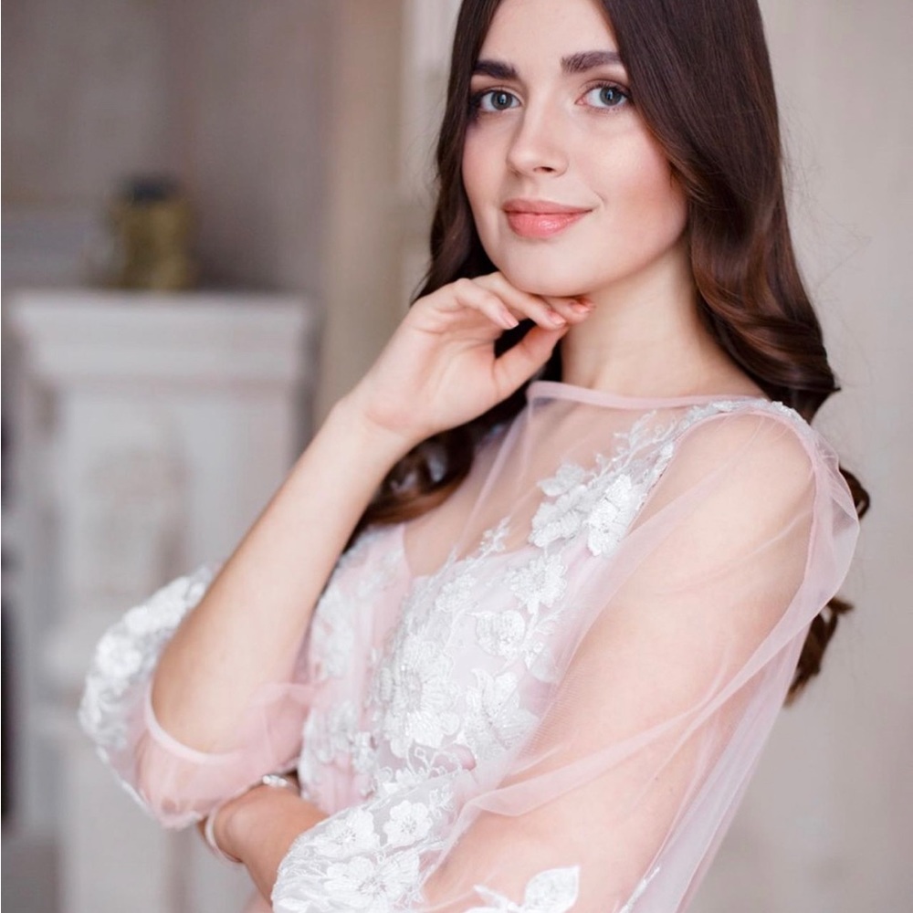 New Pink Evening  Dress - Picture 3 of 5